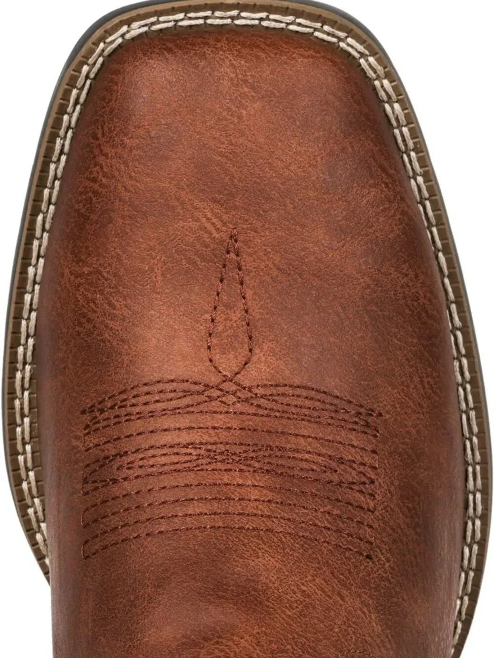 Stylish Square Toe Cowboy Boots for Men, Classic Embroidery, Slip-Resistant